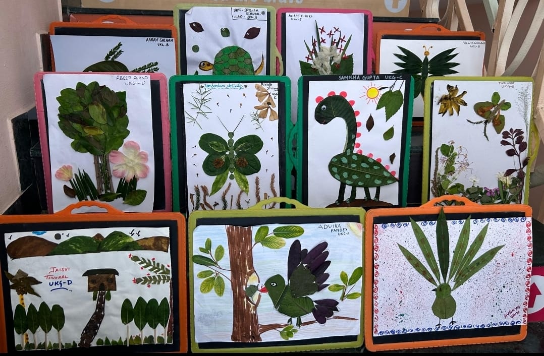Leaf Art Magic by Little Mayoorians